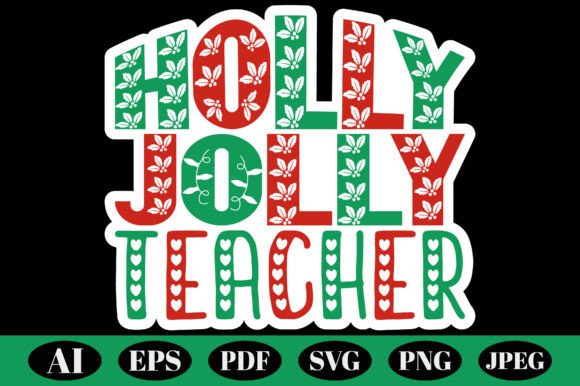 Christmas Typography Design Vector: Graphics and T-Shirt Designs