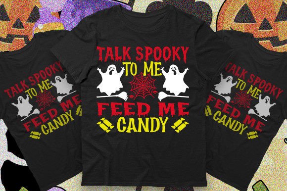 Funny Halloween Spooky T Shirt: Graphics & Print Templates