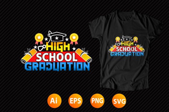 Graduation T-shirt Design 24: Graphics & T-Shirt Designs