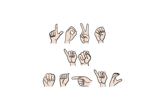 Love Is Magic - American Sign Language: A Design Asset for Crafts and School Amp Projects