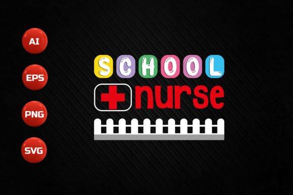Nurse T-shirt Design 225 Graphics