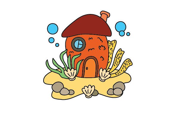Under the Sea Fish House, Kawaii School of Fish